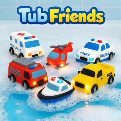 Light Up Bath Toy (6pcs)